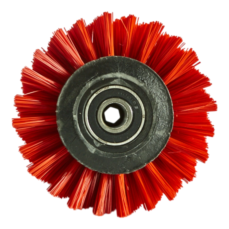 Roller brush for cleaning machine